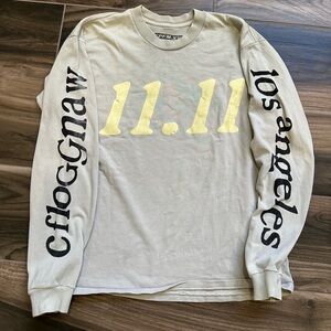 Cactus Plant Flea Market kids sees ghost Beige Long Sleeve